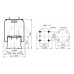 Пневмоподушка SAF, ROR 912NP02 зі склянкою 21222673