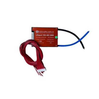 BMS контролер батареї 15S 48V 50A DALy LiFePo4 з симетричним балансуванням BMS-00007931