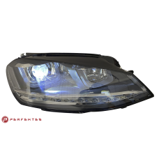 Фара головного світла LH+RH комплект (Flowing Signal, Chrome Line, з блоком та лампочками, LHD) Volkswagen Golf 7