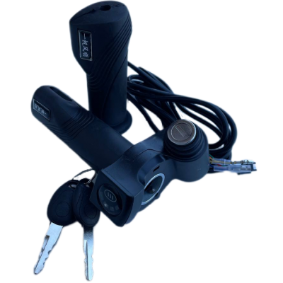 Ручка газу для електротранспорту з замком запалювання та індикатором 36V GASH-00007984