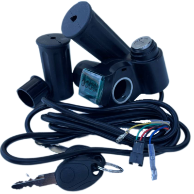 Ручка газу для електротранспорту з замком запалювання та вольтметром комплект GASH-00007979