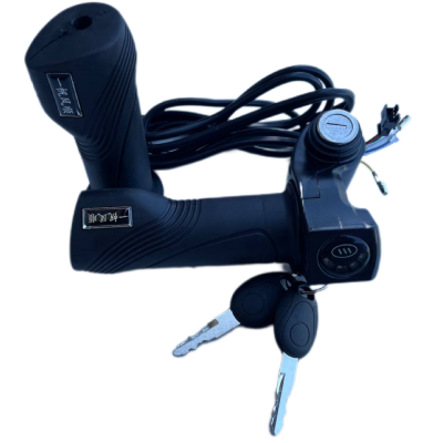 Ручка газу для електротранспорту з замком запалювання та індикатором 48V GASH-00007983