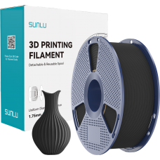 Пластик для 3D-друку (філамент) SUNLU PLA Classic Black 1,75 мм 1 кг