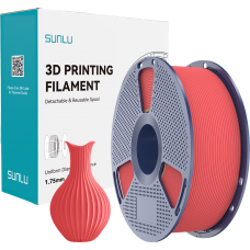 Пластик для 3D-друку (філамент) SUNLU PLA Classic Cherry Red 1,75 мм 1 кг